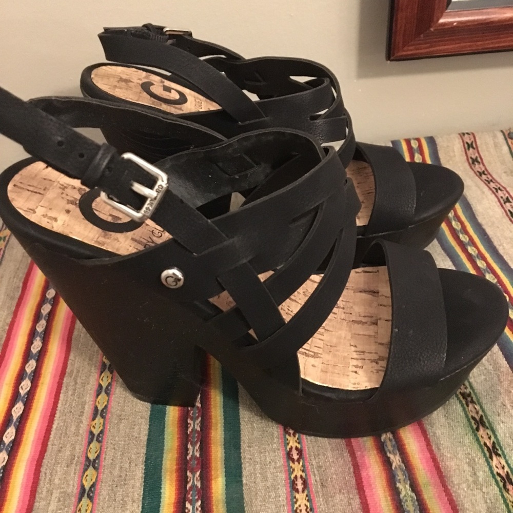 COPY - G By Guess chunky heel sandals